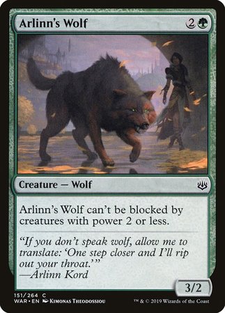 Arlinn's Wolf [War of the Spark] | Eastridge Sports Cards & Games