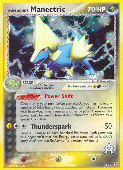 Team Aqua's Manectric (4/95) [EX: Team Magma vs Team Aqua] | Eastridge Sports Cards & Games