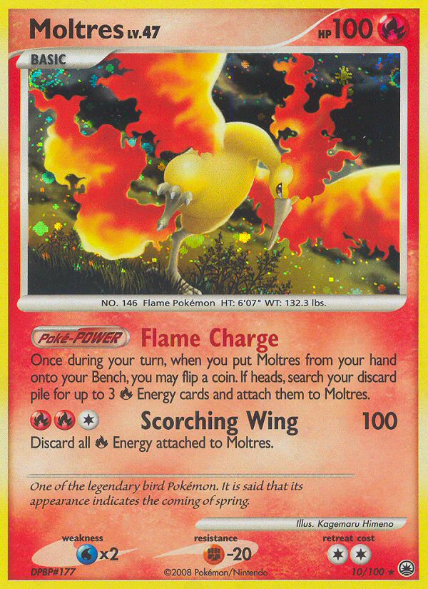 Moltres (10/100) [Diamond & Pearl: Majestic Dawn] | Eastridge Sports Cards & Games