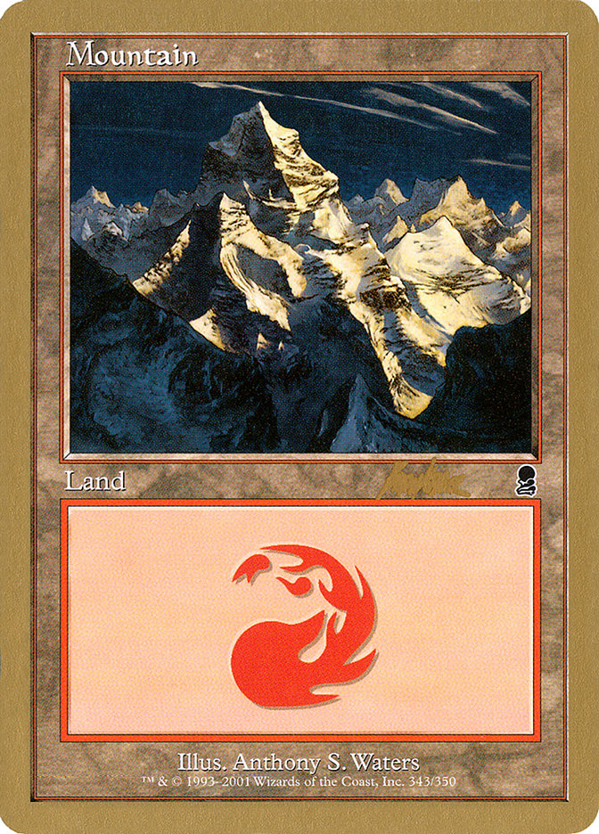 Mountain (bk343) (Brian Kibler) [World Championship Decks 2002] | Eastridge Sports Cards & Games