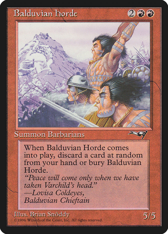 Balduvian Horde [Alliances] | Eastridge Sports Cards & Games