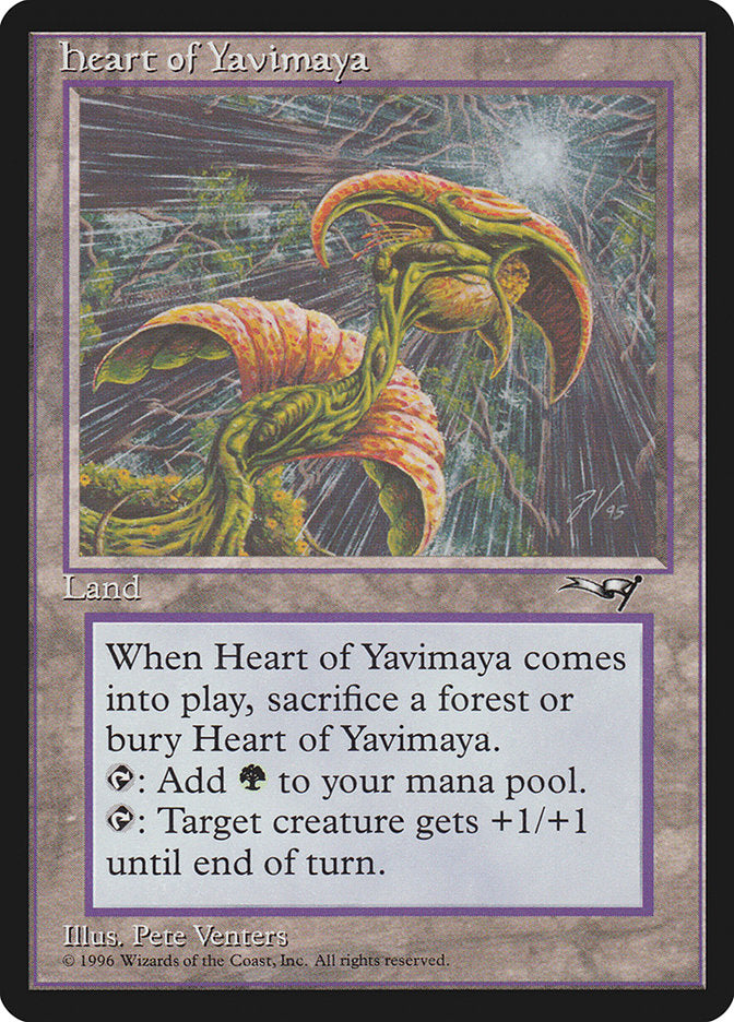 Heart of Yavimaya [Alliances] | Eastridge Sports Cards & Games