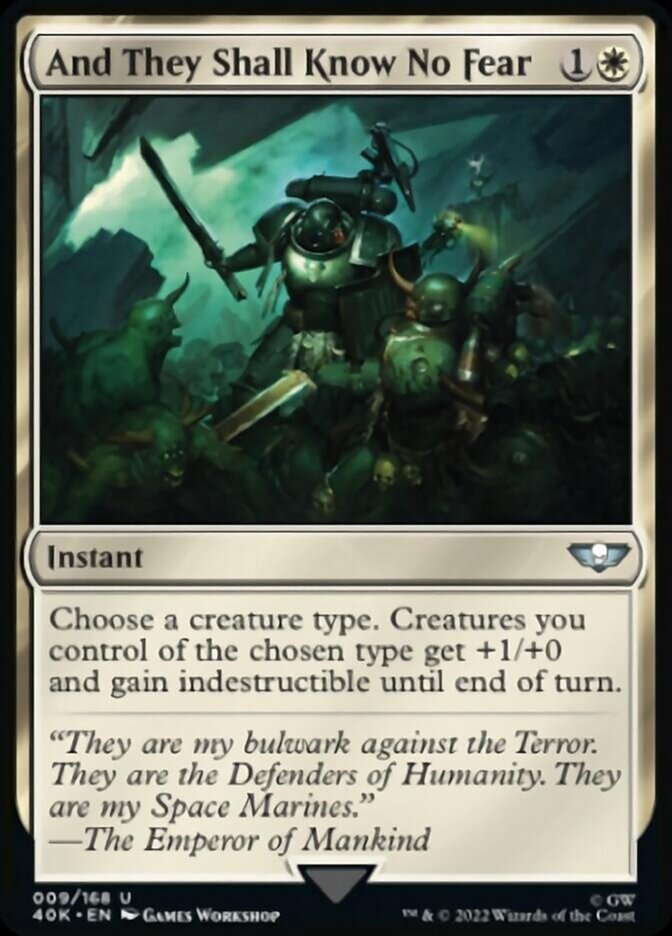 And They Shall Know No Fear [Universes Beyond: Warhammer 40,000] | Eastridge Sports Cards & Games