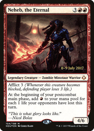 Neheb, the Eternal [Hour of Devastation Promos] | Eastridge Sports Cards & Games