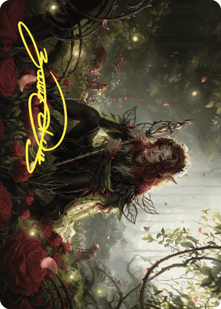 Yenna, Redtooth Regent Art Card (Gold-Stamped Signature) [Wilds of Eldraine Art Series] | Eastridge Sports Cards & Games
