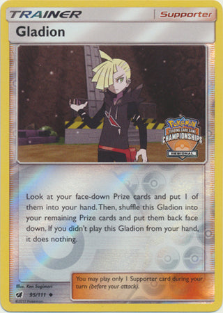 Gladion (95/111) (Regional Championship Promo) [Sun & Moon: Crimson Invasion] | Eastridge Sports Cards & Games