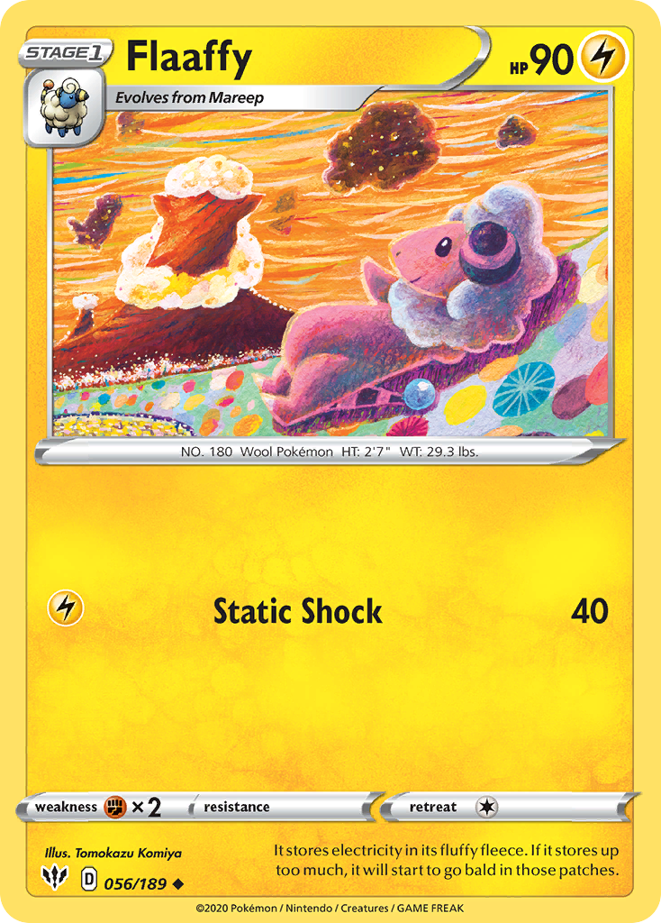 Flaaffy (056/189) [Sword & Shield: Darkness Ablaze] | Eastridge Sports Cards & Games