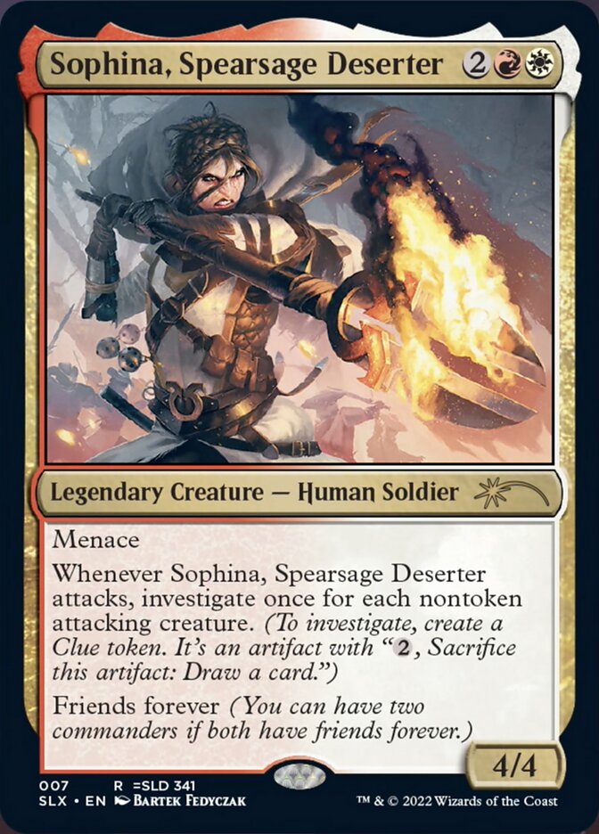 Sophina, Spearsage Deserter [Secret Lair: Universes Within] | Eastridge Sports Cards & Games