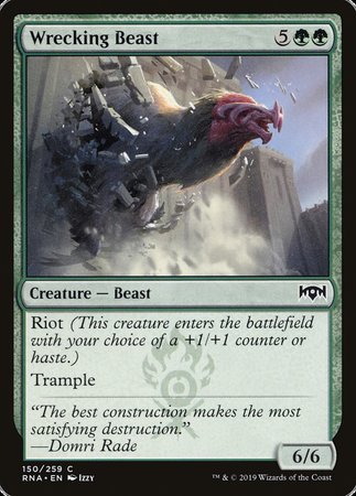 Wrecking Beast [Ravnica Allegiance] | Eastridge Sports Cards & Games