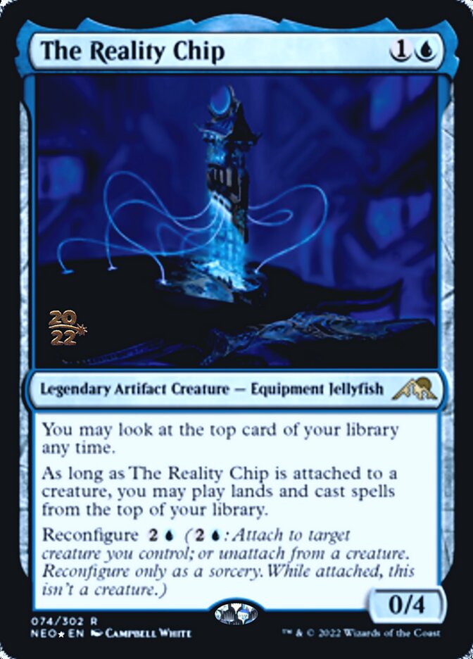 The Reality Chip [Kamigawa: Neon Dynasty Prerelease Promos] | Eastridge Sports Cards & Games