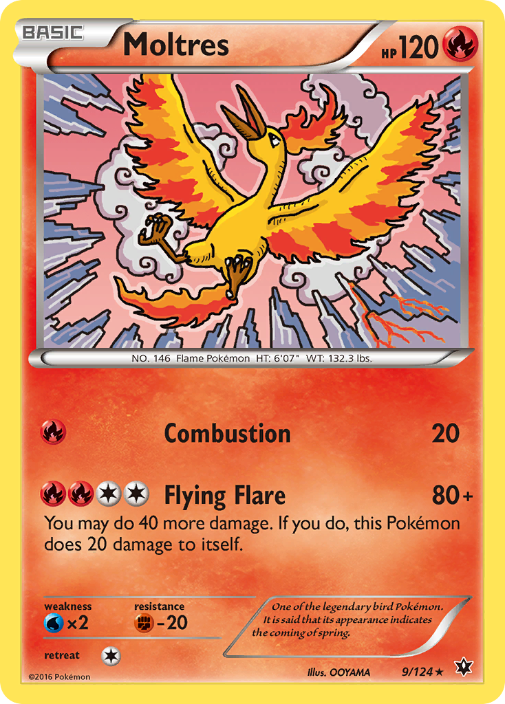Moltres (9/124) [XY: Fates Collide] | Eastridge Sports Cards & Games
