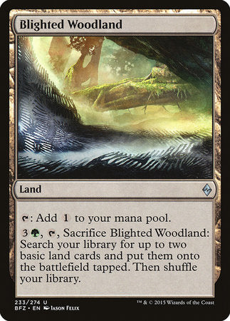 Blighted Woodland [Battle for Zendikar] | Eastridge Sports Cards & Games