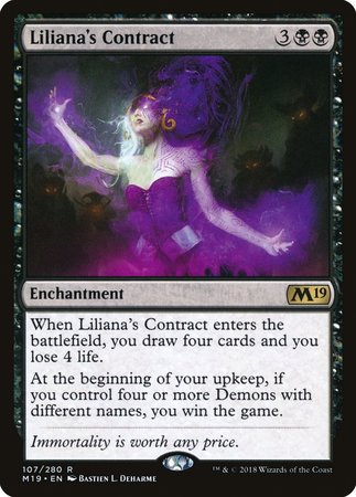 Liliana's Contract [Core Set 2019] | Eastridge Sports Cards & Games