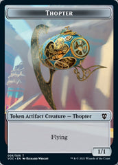 Spirit (003) // Thopter Double-sided Token [Innistrad: Crimson Vow Commander Tokens] | Eastridge Sports Cards & Games