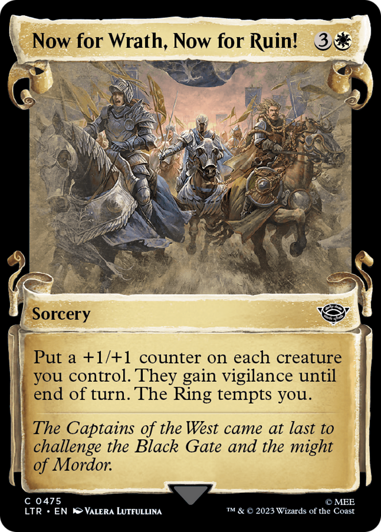 Now for Wrath, Now for Ruin! [The Lord of the Rings: Tales of Middle-Earth Showcase Scrolls] | Eastridge Sports Cards & Games