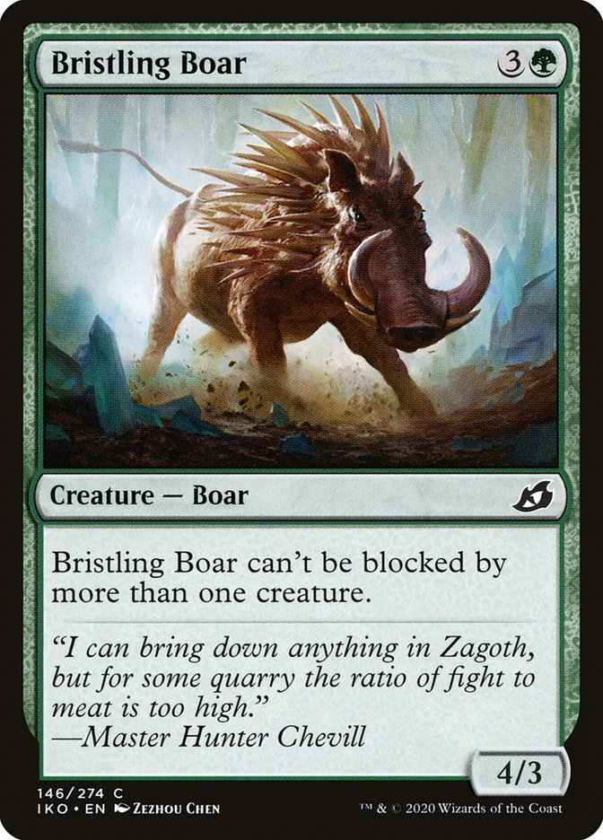 Bristling Boar [Ikoria: Lair of Behemoths] | Eastridge Sports Cards & Games