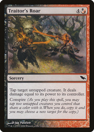 Traitor's Roar [Shadowmoor] | Eastridge Sports Cards & Games