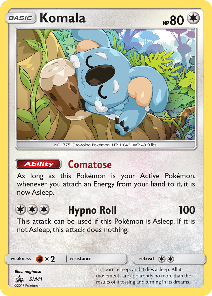 Komala (SM41) [Sun & Moon: Black Star Promos] | Eastridge Sports Cards & Games