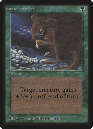 Giant Growth [Limited Edition Beta] | Eastridge Sports Cards & Games