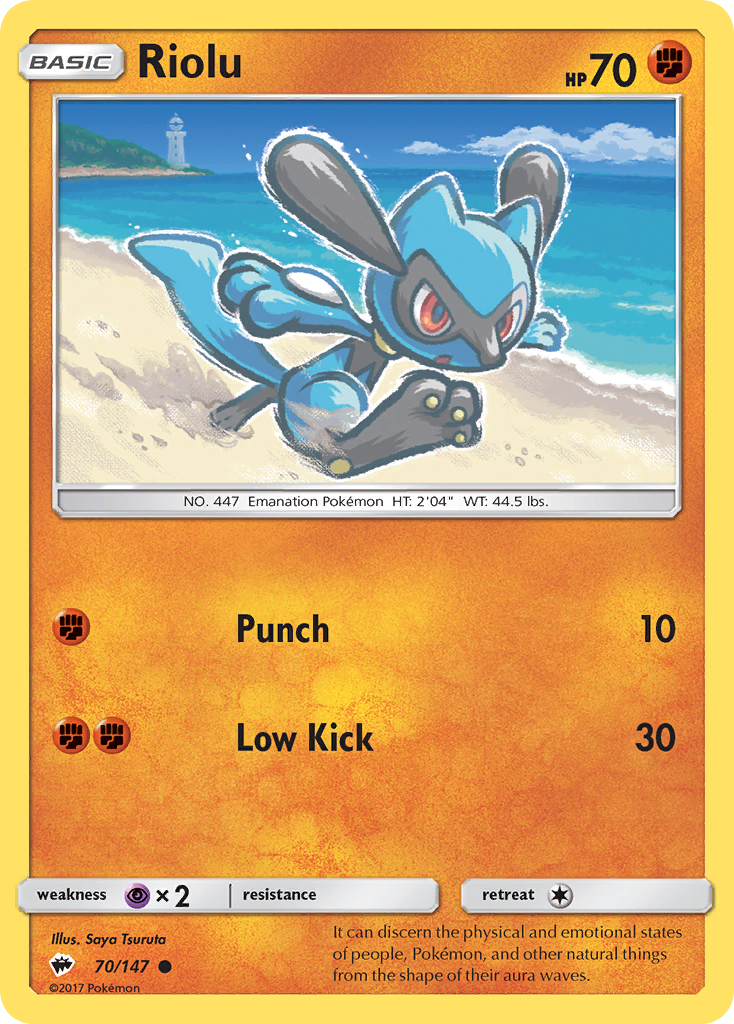 Riolu (70/147) [Sun & Moon: Burning Shadows] | Eastridge Sports Cards & Games