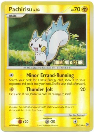 Pachirisu (35/130) [Burger King Promos: 2008 Collection] | Eastridge Sports Cards & Games