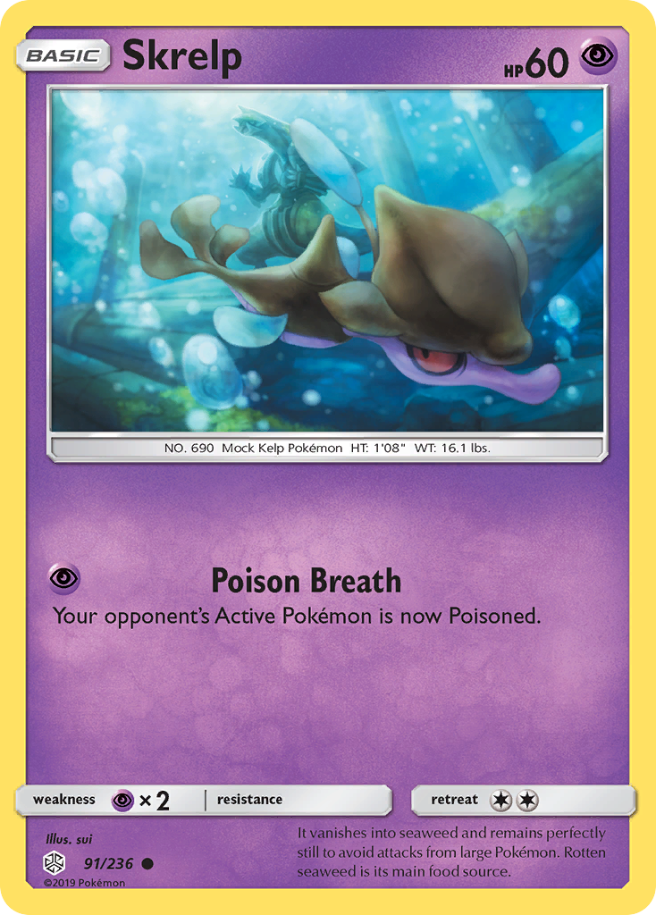 Skrelp (91/236) [Sun & Moon: Cosmic Eclipse] | Eastridge Sports Cards & Games