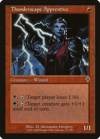 Thunderscape Apprentice [Invasion] | Eastridge Sports Cards & Games