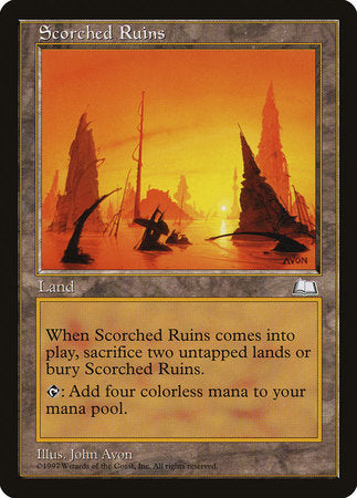 Scorched Ruins [Weatherlight] | Eastridge Sports Cards & Games