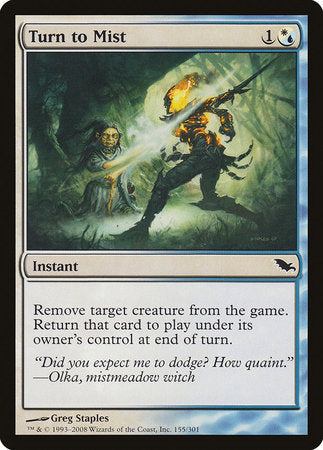Turn to Mist [Shadowmoor] | Eastridge Sports Cards & Games
