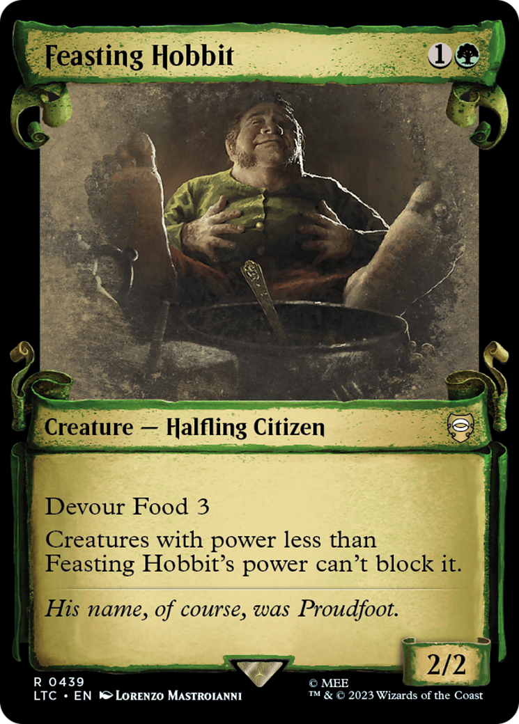Feasting Hobbit [The Lord of the Rings: Tales of Middle-Earth Commander Showcase Scrolls] | Eastridge Sports Cards & Games