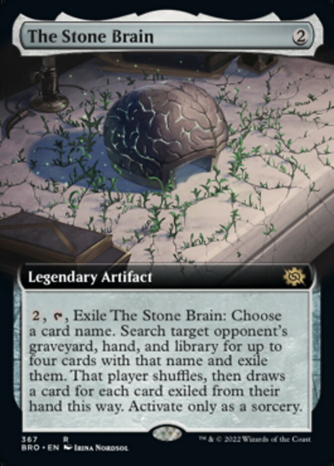 The Stone Brain (Extended Art) [The Brothers' War] | Eastridge Sports Cards & Games