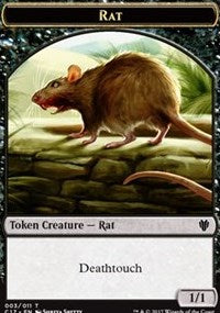 Rat (003) // Cat (001) Double-sided Token [Commander 2017 Tokens] | Eastridge Sports Cards & Games