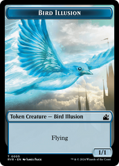 Saproling // Bird Illusion Double-Sided Token [Ravnica Remastered Tokens] | Eastridge Sports Cards & Games