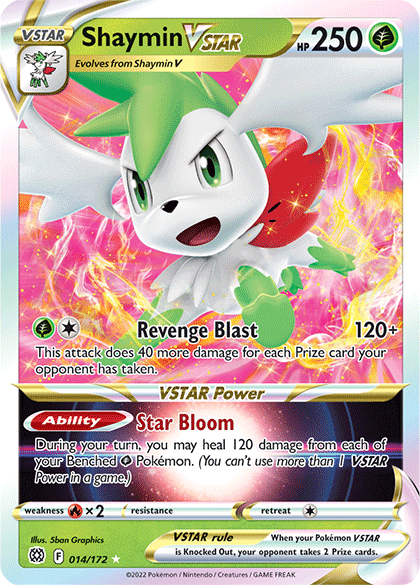 Shaymin VSTAR (014/172) [Sword & Shield: Brilliant Stars] | Eastridge Sports Cards & Games