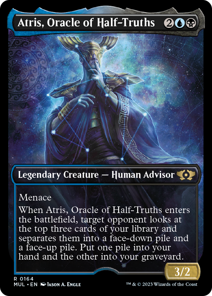 Atris, Oracle of Half-Truths (Halo Foil) [Multiverse Legends] | Eastridge Sports Cards & Games