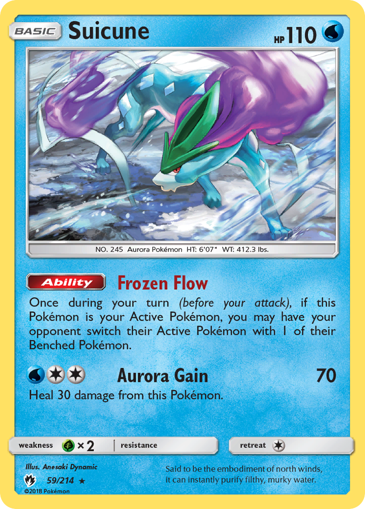 Suicune (59/214) [Sun & Moon: Lost Thunder] | Eastridge Sports Cards & Games