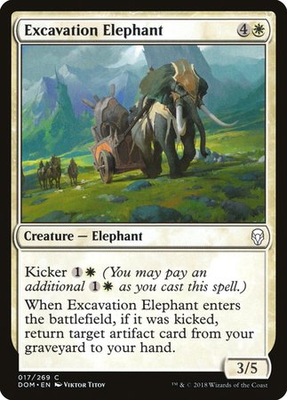 Excavation Elephant [Dominaria] | Eastridge Sports Cards & Games