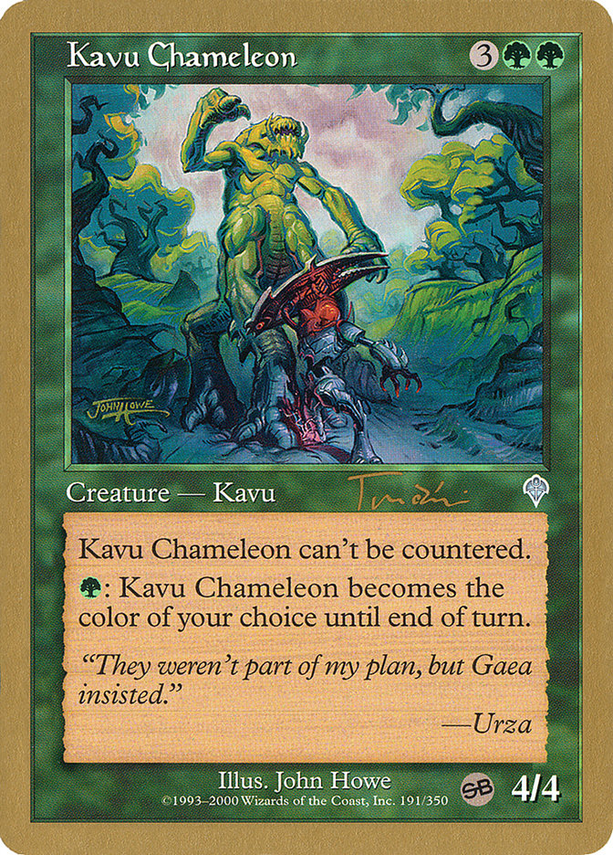 Kavu Chameleon (Jan Tomcani) (SB) [World Championship Decks 2001] | Eastridge Sports Cards & Games