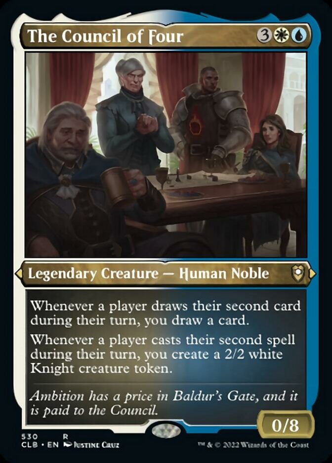 The Council of Four (Foil Etched) [Commander Legends: Battle for Baldur's Gate] | Eastridge Sports Cards & Games