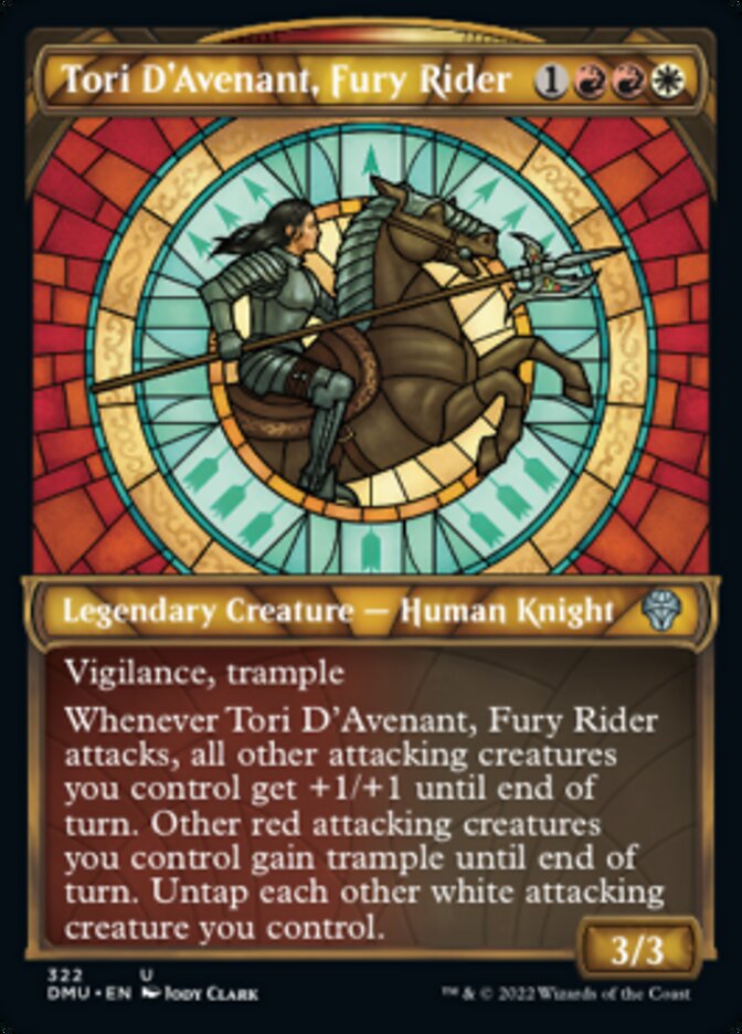 Tori D'Avenant, Fury Rider (Showcase) [Dominaria United] | Eastridge Sports Cards & Games