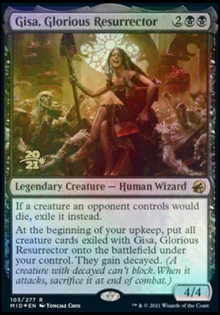 Gisa, Glorious Resurrector [Innistrad: Midnight Hunt Prerelease Promos] | Eastridge Sports Cards & Games
