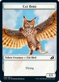 Cat Bird // Human Soldier (004) Double-sided Token [Ikoria: Lair of Behemoths Tokens] | Eastridge Sports Cards & Games