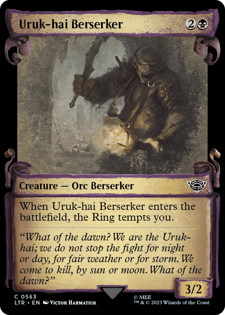 Uruk-hai Berserker [The Lord of the Rings: Tales of Middle-Earth Showcase Scrolls] | Eastridge Sports Cards & Games