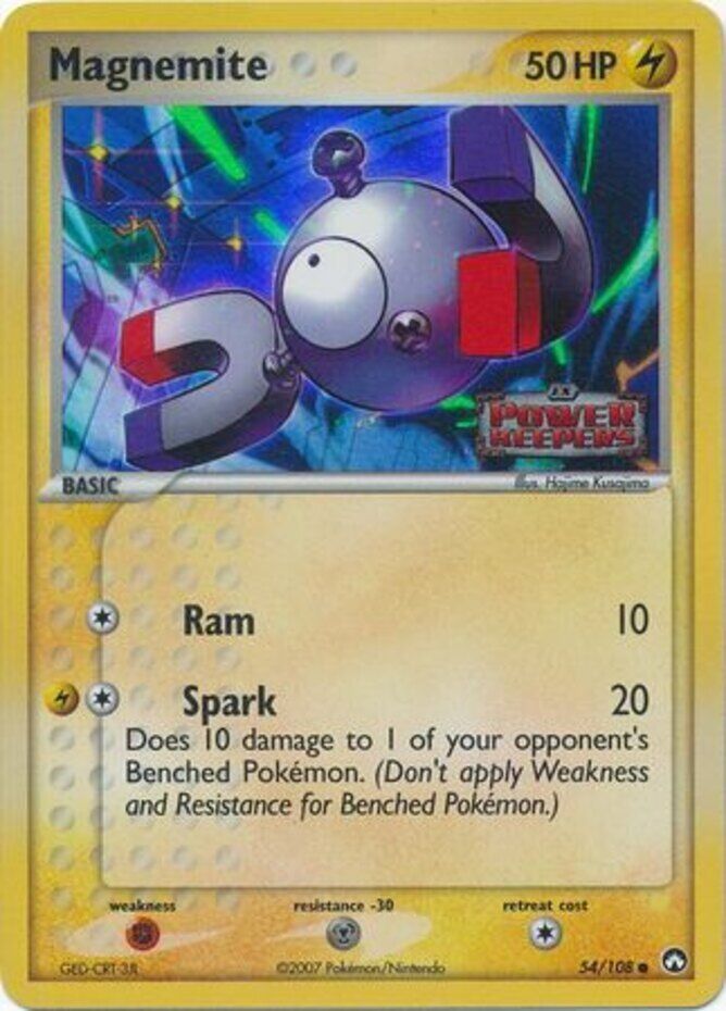 Magnemite (54/108) (Stamped) [EX: Power Keepers] | Eastridge Sports Cards & Games