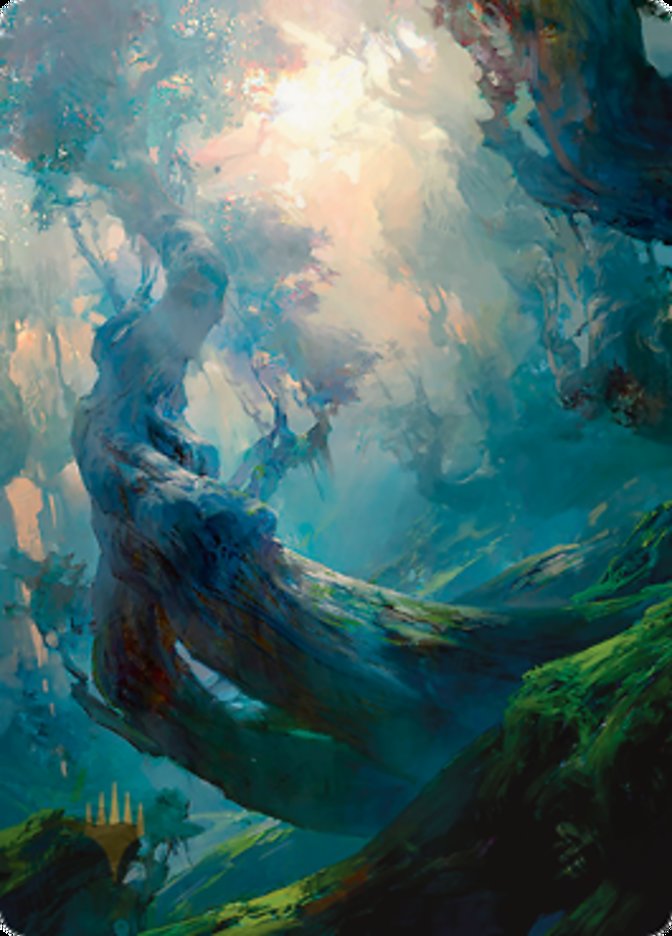 Forest 3 Art Card (Gold-Stamped Signature) [Zendikar Rising Art Series] | Eastridge Sports Cards & Games