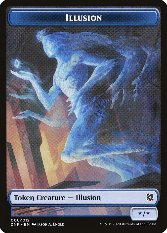 Illusion Token [Zendikar Rising] | Eastridge Sports Cards & Games