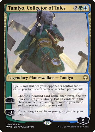 Tamiyo, Collector of Tales [War of the Spark] | Eastridge Sports Cards & Games