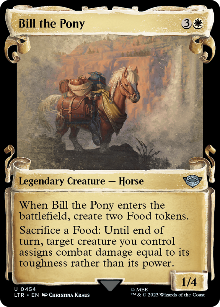 Bill the Pony [The Lord of the Rings: Tales of Middle-Earth Showcase Scrolls] | Eastridge Sports Cards & Games