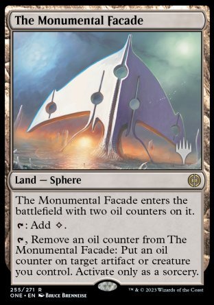 The Monumental Facade (Promo Pack) [Phyrexia: All Will Be One Promos] | Eastridge Sports Cards & Games
