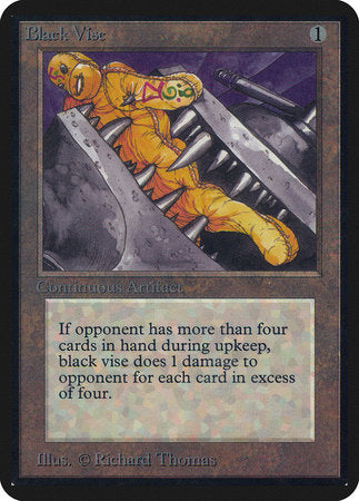 Black Vise [Limited Edition Alpha] | Eastridge Sports Cards & Games